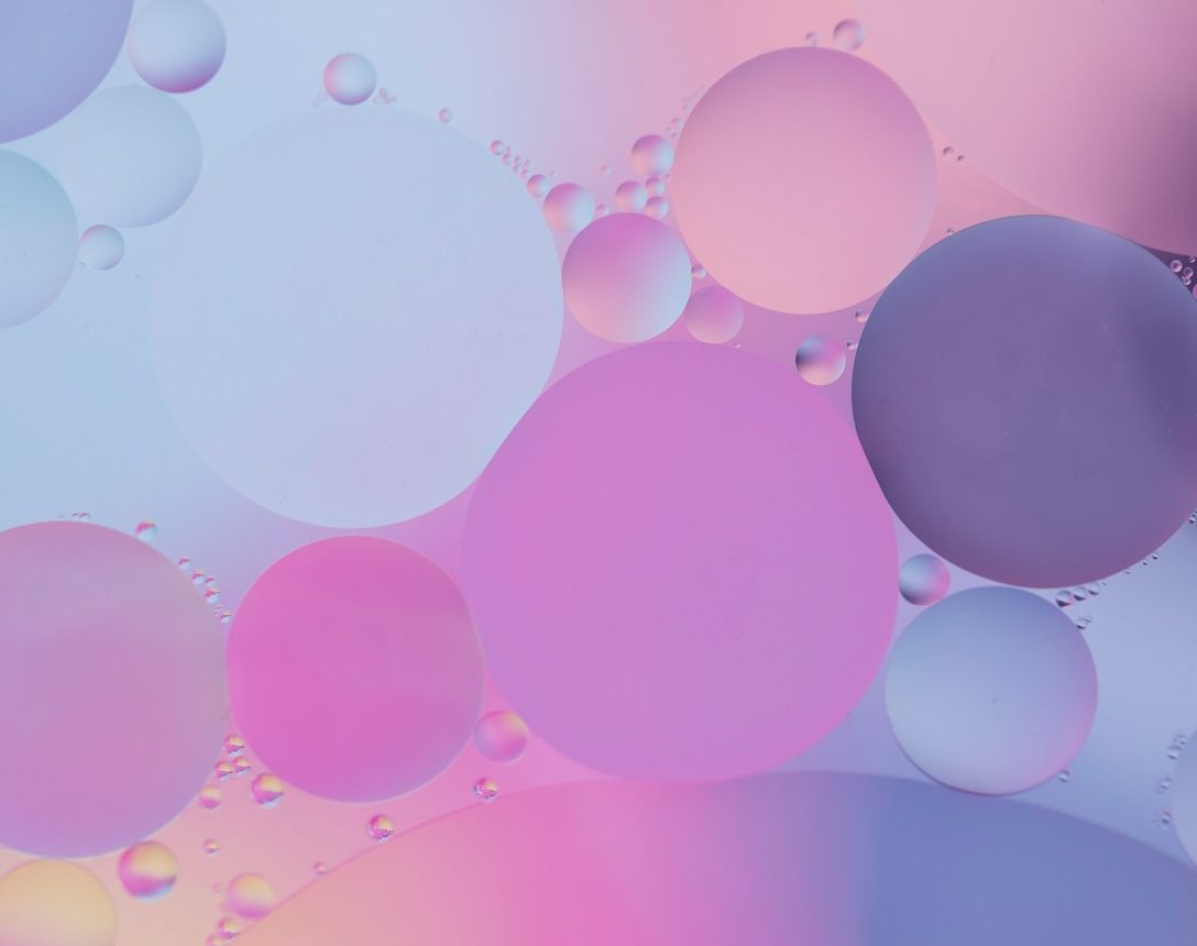 Kreise Farbverlauf Lila Pink Blau